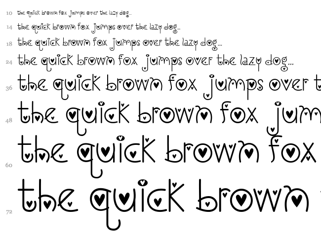 I Love You, Monkey font waterfall